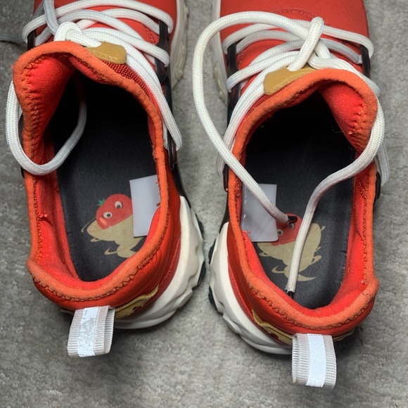 Nike React Presto Tomato Tornado Size 8.5 Men Running Shoes AV2605-600 - Picture 6 of 7